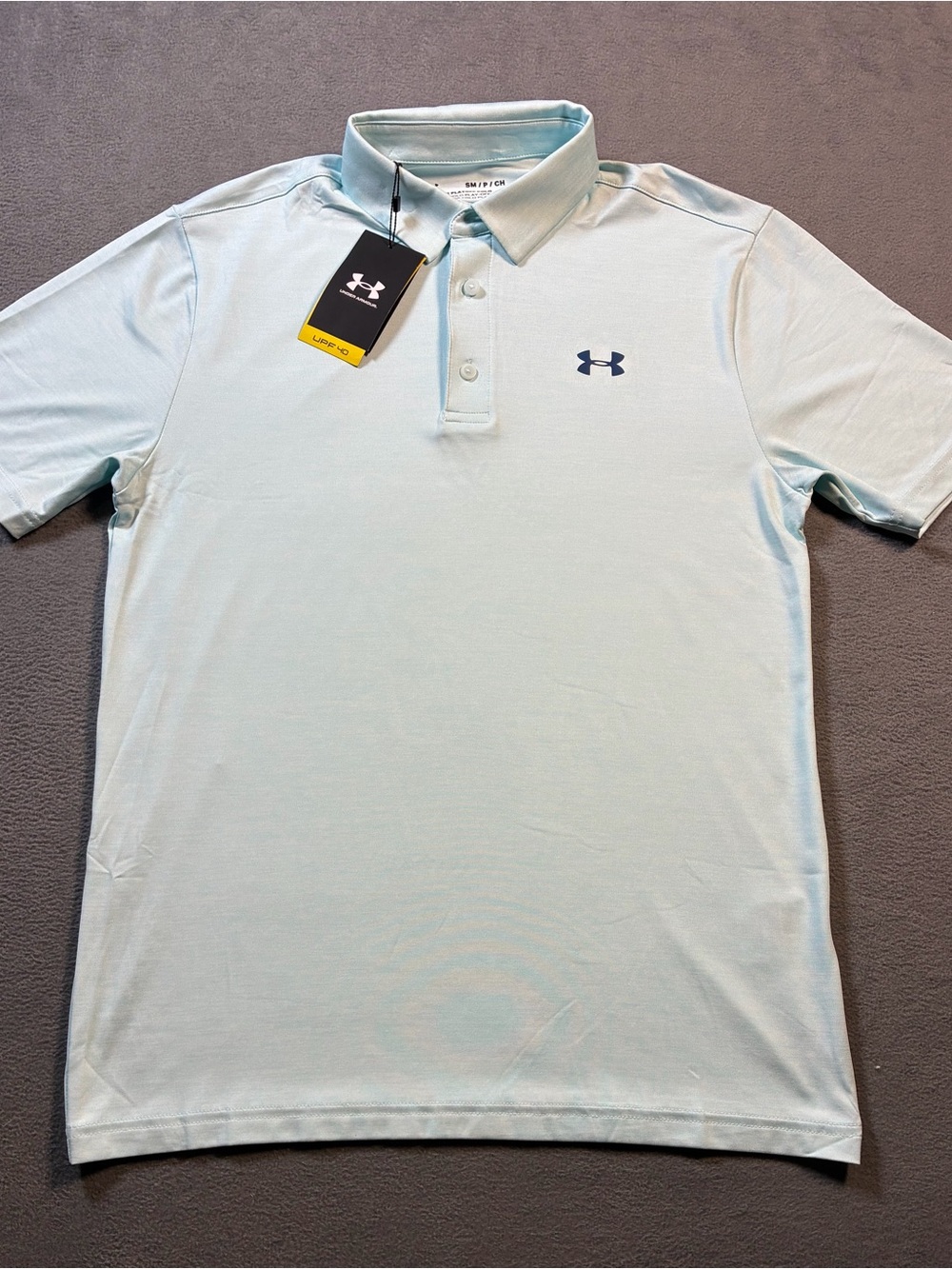 Under Armour Men’s Pale Blue Performance Polo